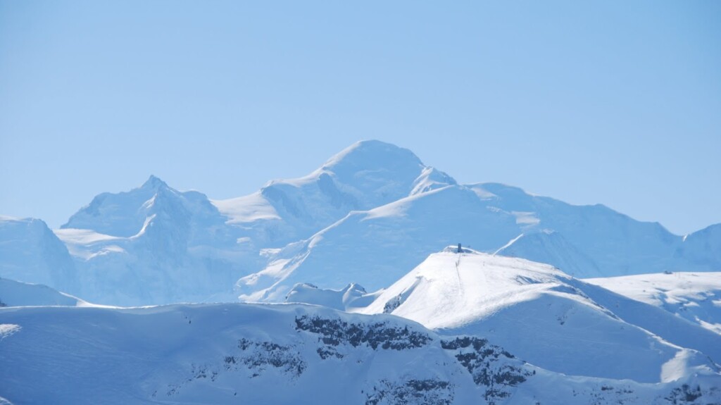 flaine uitzicht mont blanc