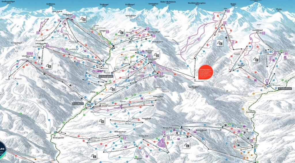 freeride routes fieberbrunn saalbach hinterglemm