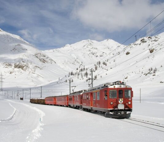 Duurzaam en comfortabel op wintersport met de trein