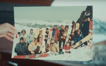 ripstar in de sneeuw