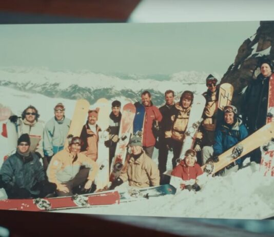 ripstar in de sneeuw