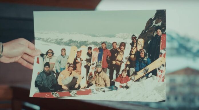 ripstar in de sneeuw