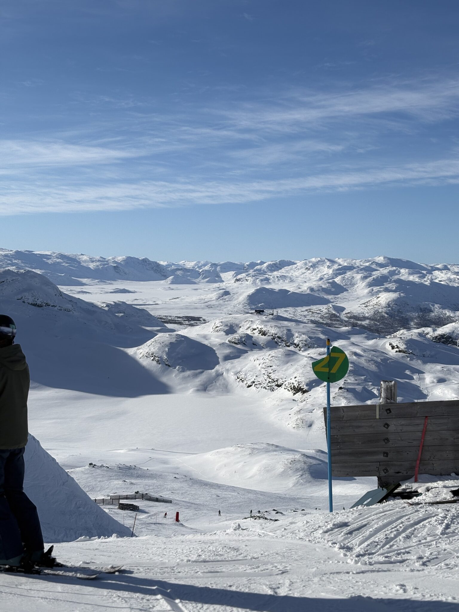 uizicht vanaf de top hemsedal