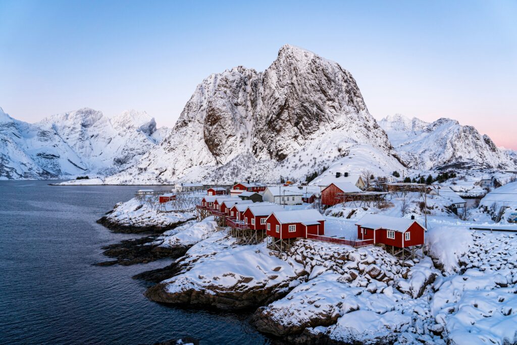 Lofoten rode huisjes