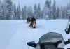 snow scooter lapland