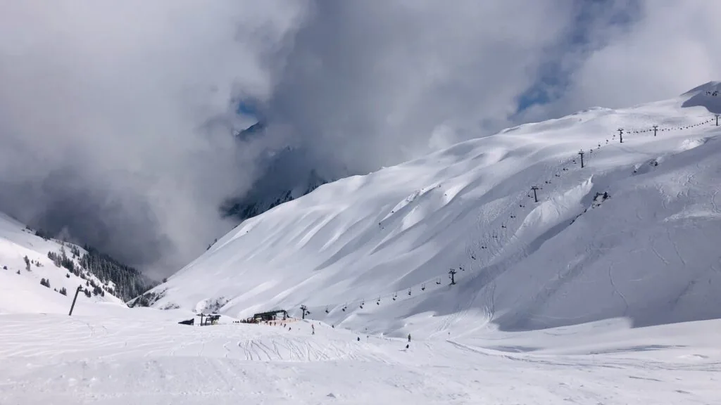 Grasjoch bij de Freda Bahn