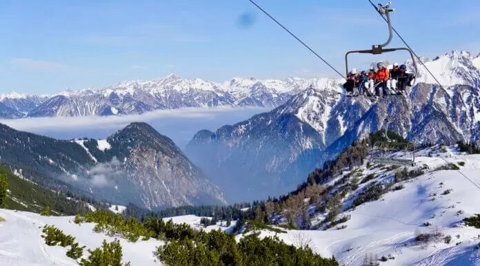 sneeuw in de alpen