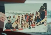 ripstar in de sneeuw