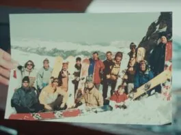 ripstar in de sneeuw