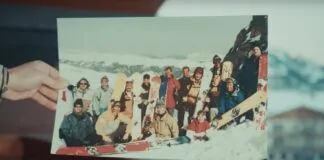 ripstar in de sneeuw