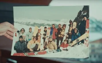 ripstar in de sneeuw