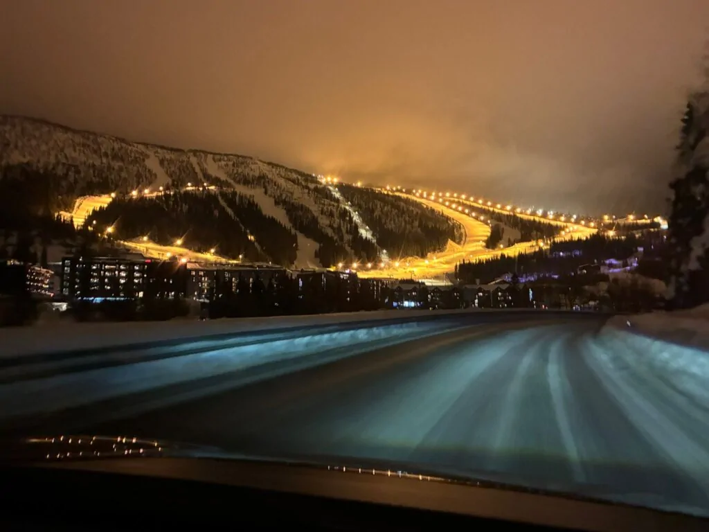 De weg naar Hemsedal