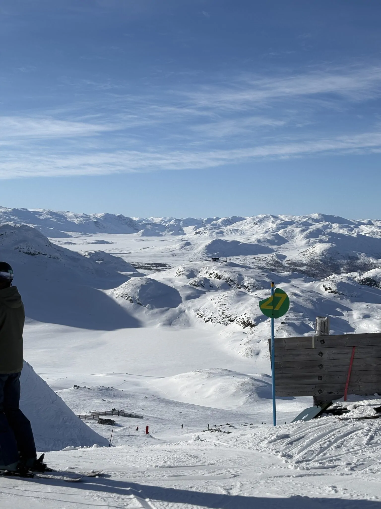 uizicht vanaf de top hemsedal